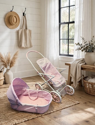 Adorable vintage doll buggy - adorable,